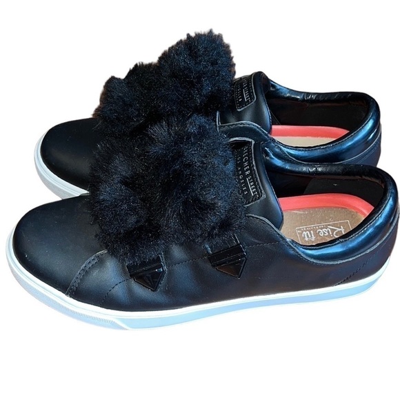 Skechers women’s Skecher Street Los Angeles Rise Fit black leather slip on - Picture 1 of 9